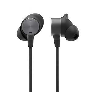 Logitech Zone Wired Earbuds Microsoft Teams, Auriculares, Dentro de oído, Oficina/Centro de llamadas, Grafito, Binaural, Responder/finalizar llamada, Silencio, Reproducir/Pausar 981-001009