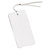 Long, white polythene bag ties - 1