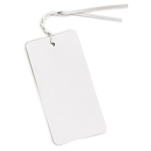Long, white polythene bag ties Long, white polythene bag ties