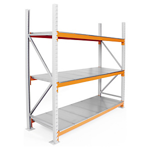 Longspan heavy duty warehouse steel shelving starter and extension bays Longspan heavy duty warehouse steel shelving starter and extension bays