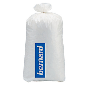 Le lot de 100 sacs Bernard 10 L coloris blanc Le lot de 100 sacs Bernard 10 L coloris blanc