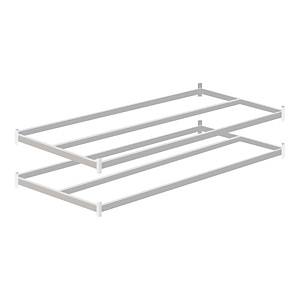Lot de 2 tablettes supplémentaires 40x97 cm pour Rayonnage Prospace+
