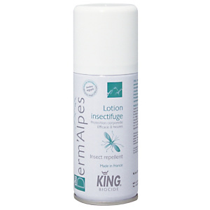 Lotion insectifuge King Derm'Alpes 100 ml Lotion insectifuge King Derm'Alpes 100 ml