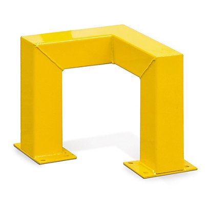 Low level protection corner barrier, yellow, 300 x 300 x 300mm - 1