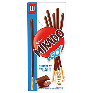 LU Mikado Pocket - Gâteaux au chocolat au lait - Lot de 24 paquets de 39g