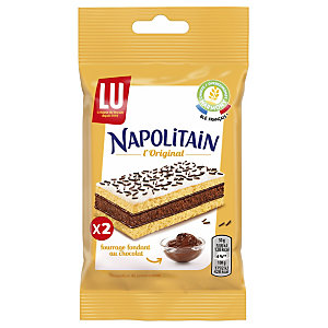 LU Napolitain Classic - Lot de 24 paquets de 2 gâteaux pocket 60 g