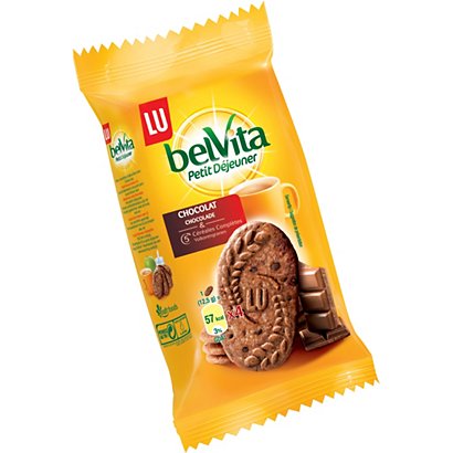LU Paquet de gâteaux Belvita - Lot de 30 sachets fraîcheur de 50 g