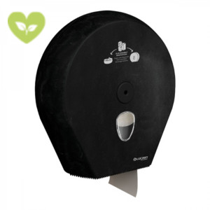 LUCART Dispenser per carta igienica Mini e Maxi Jumbo in Al.Pe. ®, 335 x 335 x 128 mm, Nero. LUCART Dispenser per carta igienica Mini e Maxi Jumbo in Al.Pe. ®, 335 x 335 x 128 mm, Nero.