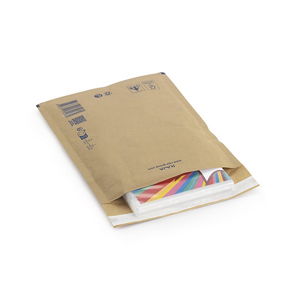 Luchtkussenenvelop bruin 95% gerecycled RAJA - 2