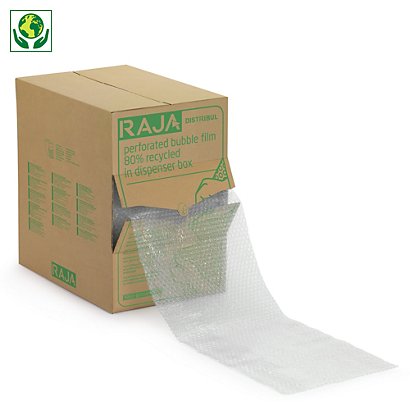 Luchtkussenfolie met afscheurperforatie 80% gerecycleerd in doos Raja - 1