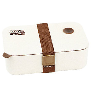 Lunch Box Yoko Design, 1 compartiment, 1000ml, coloris blanc