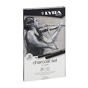 LYRA Carboncini in matita e stick di qualitA' Rembrandt Charcoal Set - astuccio metallo LYRA Carboncini in matita e stick di qualitA' Rembrandt Charcoal Set - astuccio metallo