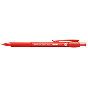 LYRA Orlow-Techno Portamine, Mina da 0,7 mm, Fusto rosso con grip (confezione 10 pezzi) LYRA Orlow-Techno Portamine, Mina da 0,7 mm, Fusto rosso con grip (confezione 10 pezzi)