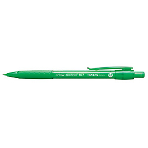 LYRA Orlow-Techno Portamine, Mina da 0,9 mm, Fusto verde con grip (confezione 10 pezzi) LYRA Orlow-Techno Portamine, Mina da 0,9 mm, Fusto verde con grip (confezione 10 pezzi)