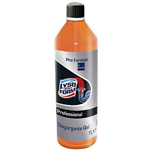 Lysoform Disgorgante Gel, Tappo di sicurezza, Flacone 1 l<BR> Lysoform Disgorgante Gel, Tappo di sicurezza, Flacone 1 l<BR>