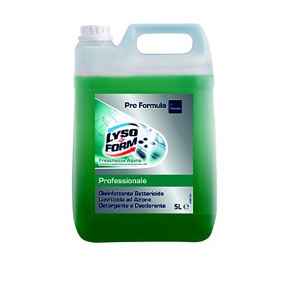 Lysoform Professionale Detergente pavimenti Purezza Alpina, Tanica 5 l