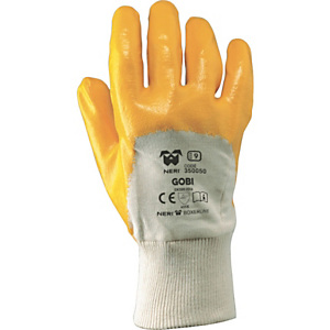 MaC-TuK Guanto da lavoro GOBI, Protezione meccanica, Rivestimento in tessuto jersey, Taglia 8, Bianco/Giallo (1 paio) MaC-TuK Guanto da lavoro GOBI, Protezione meccanica, Rivestimento in tessuto jersey, Taglia 8, Bianco/Giallo (1 paio)
