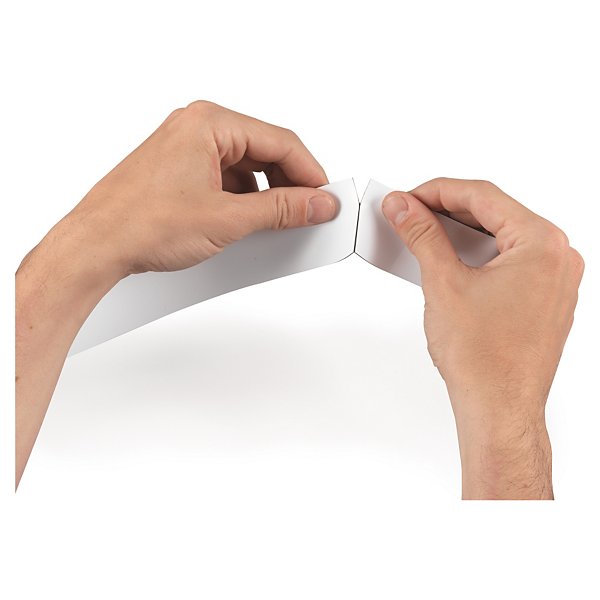 Magnetische etiketten - voorgesneden etiketten op rol 100x40 mm - 2