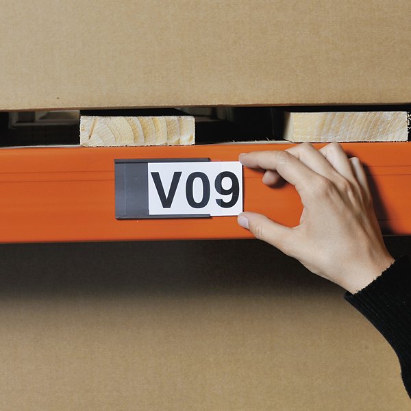 Magnetische korte etikethouders 15x80 mm - 2