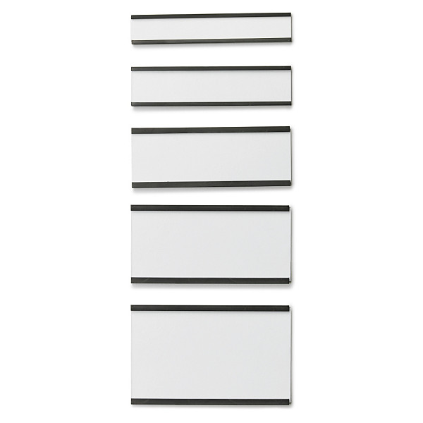 Magnetische korte etikethouders 30x80 mm - 1