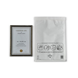 Mail Lite® Busta imbottita a bolle d'aria, AirCap®, Chiusura Autoadesiva, Carta Kraft, 300 x 440 mm, Bianco (confezione 50 pezzi) Mail Lite® Busta imbottita a bolle d'aria, AirCap®, Chiusura Autoadesiva, Carta Kraft, 300 x 440 mm, Bianco (confezione 50 pezzi)