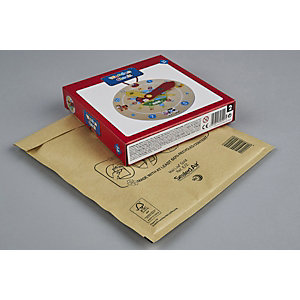 Mail Lite® Busta postale imbottita Avana 220x260 mm A bolle d'aria Adesivo (confezione 100 pezzi)