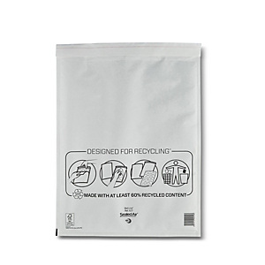 Mail Lite® Busta postale imbottita a bolle d'aria Bianco 350x470 mm Carta Kraft Chiusura adesiva (confezione 50 pezzi) Mail Lite® Busta postale imbottita a bolle d'aria Bianco 350x470 mm Carta Kraft Chiusura adesiva (confezione 50 pezzi)