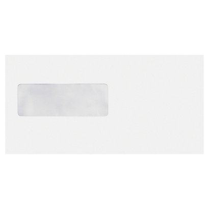 Mailman - konvolutter med vindu, lukkes med selvklebende klaffer 162x229 mm - 1