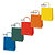 MAINETTI BAGS Shopper Twisted - maniglie cordino - 22 x 10 x 29 cm - carta biokraft - colori assortiti -  Mainetti Bags - 1