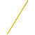 Manche Vikan fibre de verre 1,50 m, diam.34 mm, coloris jaune - 1