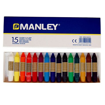 MANLEY Ceras de colores, 15 colores - 1