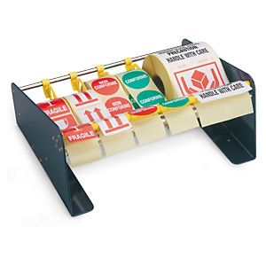 Manuele dispenser voor verpakkingsetiketten en verzendetiketten Manuele dispenser voor verpakkingsetiketten en verzendetiketten