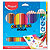 Maped Color'Peps Aqua, Lápices de colores acuarelables, cuerpo triangular, colores de minas surtidos - 1