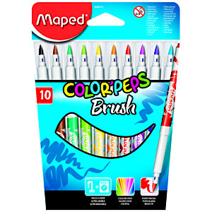 Maped Color Peps brush Rotulador - pincel, punta de pincel, colores surtidos