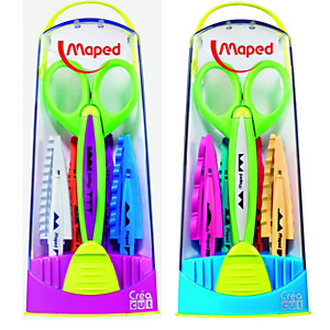 Maped Estuche para recortar, 1 tijera + 5 juegos de cuchillas Maped Estuche para recortar, 1 tijera + 5 juegos de cuchillas