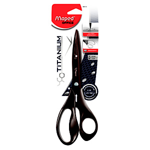 Maped Forbici Titanium, 21 cm, Nero Maped Forbici Titanium, 21 cm, Nero
