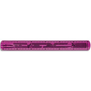 MAPED Sachet brochable d'1 règle TWIST 'N FLEX 30 cm - Coloris assortis : Bleu, Vert, Rose MAPED Sachet brochable d'1 règle TWIST 'N FLEX 30 cm - Coloris assortis : Bleu, Vert, Rose