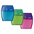 MAPED Taille-crayons Shaker 2 trous - coloris Vert, Bleu, Rose - 1