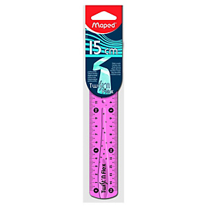 Maped Twist'n Flex Regla blanda de 15 cm, colores surtidos Maped Twist'n Flex Regla blanda de 15 cm, colores surtidos