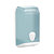 MAR PLAST Dispenser carta igienica interfogliata - 307 x 133 x 158 mm - bianco / azzurro - Replast - 1
