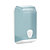 MAR PLAST Dispenser carta igienica interfogliata - 307 x 133 x 158 mm - bianco / azzurro - Replast - 2