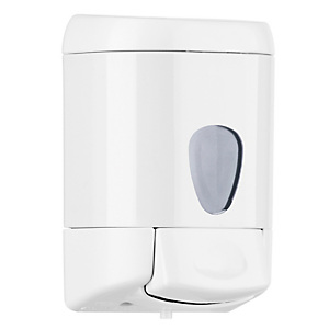 MAR PLAST Dispenser da muro Prestige per sapone liquido - 15,9x8x10,5 cm - capacità 0,55 L - bianco MAR PLAST Dispenser da muro Prestige per sapone liquido - 15,9x8x10,5 cm - capacità 0,55 L - bianco