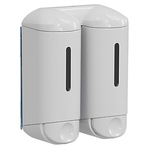 MAR PLAST Dispenser a muro Double Shower Small - per hotel - 0,17 L - bianco