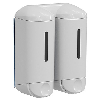 MAR PLAST Dispenser a muro Double Shower Small - per hotel - 0,17 L - bianco - 1