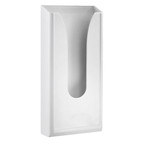 MAR PLAST Dispenser per sacchetti igienici - capacitA' 60 sacchetti - 13,5x5,5x29,5 cm - bianco