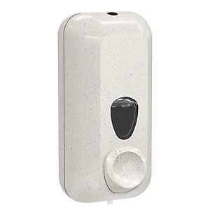 MAR PLAST Dispenser per sapone liquido Woodplastic - 228 x 90 x 102 mm - capacità 0,55 L - bianco MAR PLAST Dispenser per sapone liquido Woodplastic - 228 x 90 x 102 mm - capacità 0,55 L - bianco