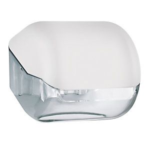 MAR PLAST Dispenser Soft Touch di carta igienica - 15x14,8x14 cm - plastica - bianco