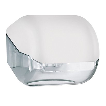 MAR PLAST Dispenser Soft Touch di carta igienica - 15x14,8x14 cm - plastica - bianco - 1