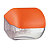 MAR PLAST Dispenser Soft Touch di carta igienica - 15x4,8x14 cm - plastica - arancio - 1