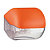 MAR PLAST Dispenser Soft Touch di carta igienica - 15x4,8x14 cm - plastica - arancio - 2
